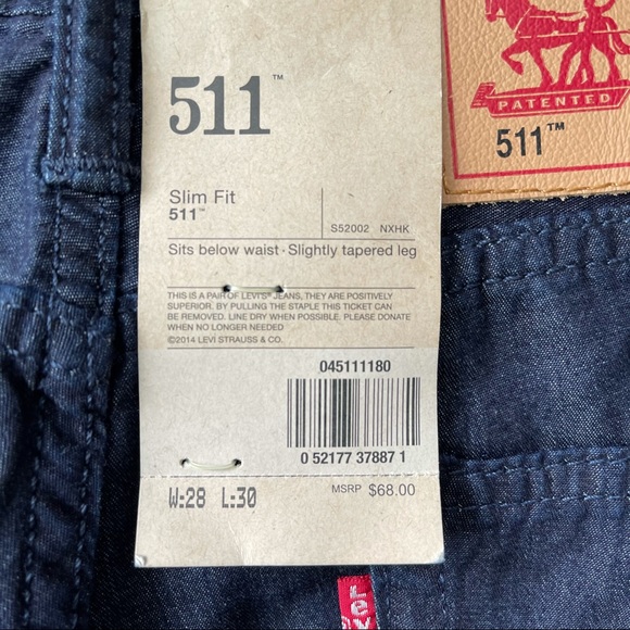 Levi's 511 Slim Fit Pants (NWT) - Picture 5 of 14
